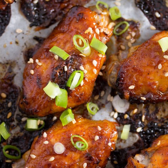 Korean Chicken Wings in Oven