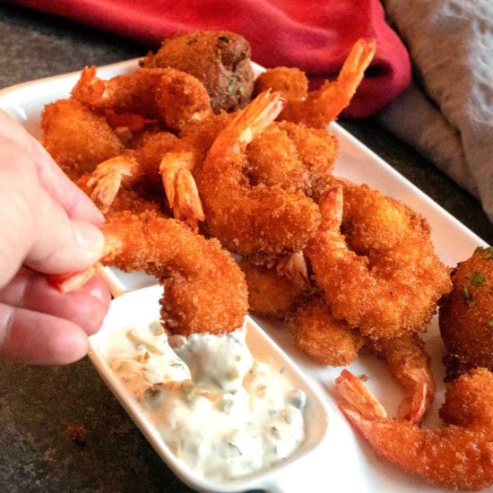 Crispy Crunchy Fried Shrimp