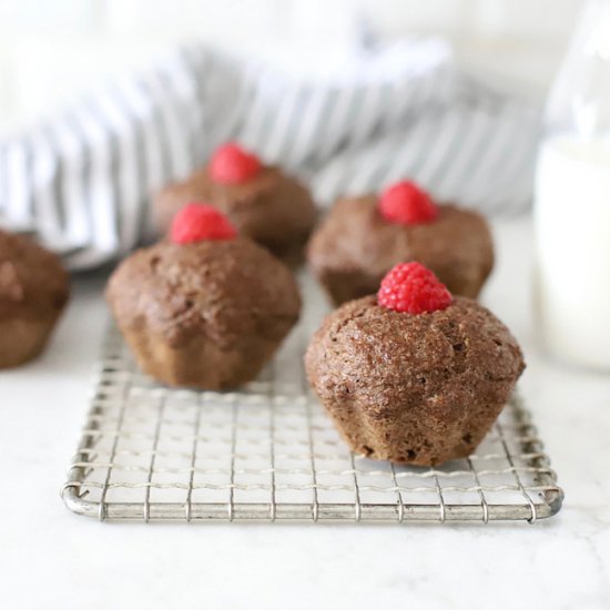 Cinnamon Bun Flaxseed Muffins