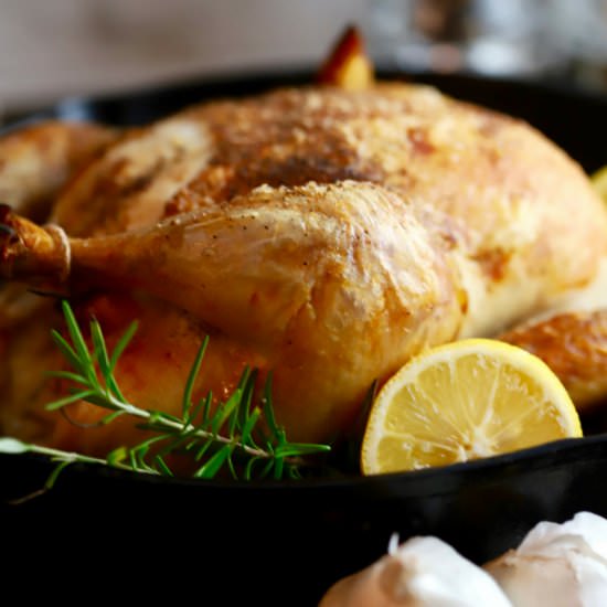 Simple Crispy Roast Chicken