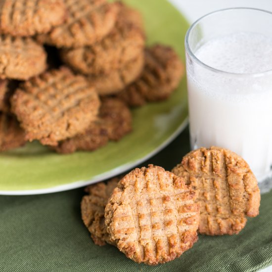 Low Carb Peanut Butter Cookies