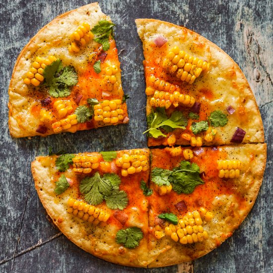 Corn off the cob Pizza