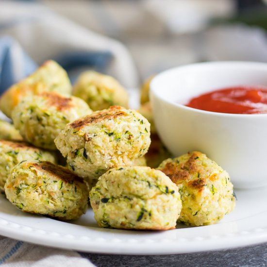 Cheesy Zucchini Tots