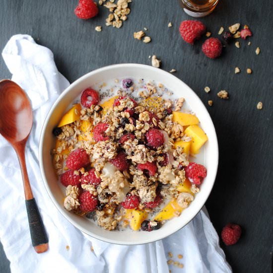 Mango Granola Breakfast Bowl