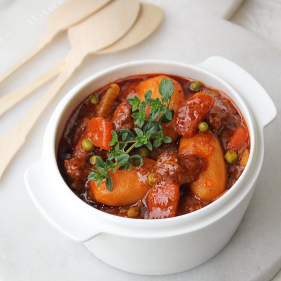 Beef stew with beer