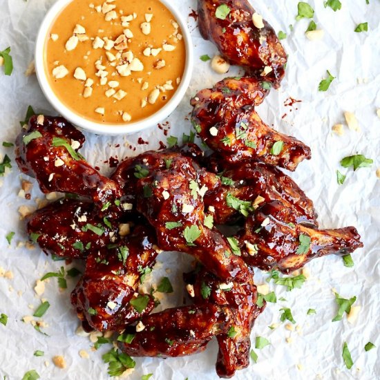 Baked Crispy Asian Chicken Wings