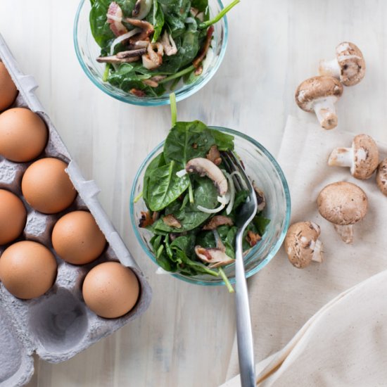 Classic Spinach Salad