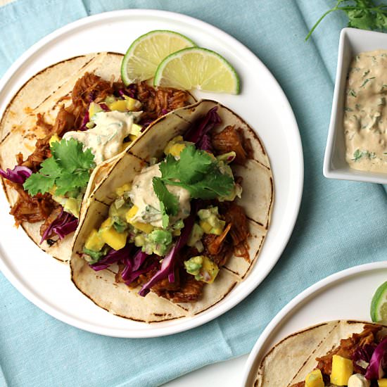 BBQ Jackfruit Tacos