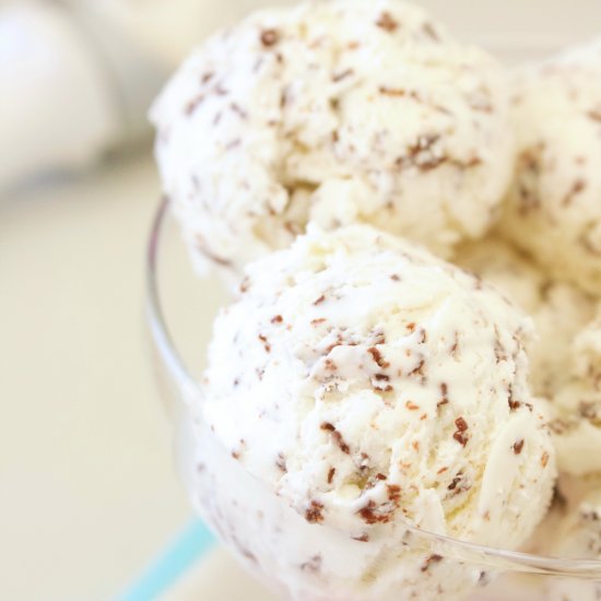 Easy Chocolate Chip Ice Cream