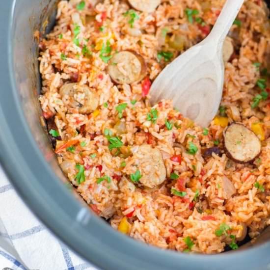 Slow cooker jambalaya