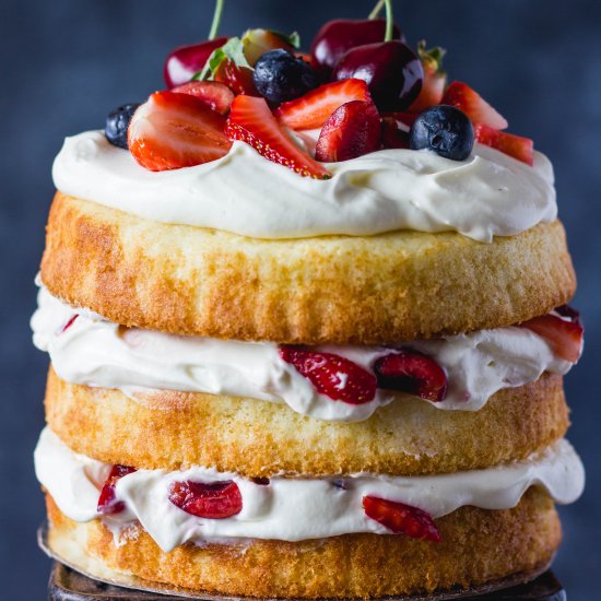 Summer Berry Cake