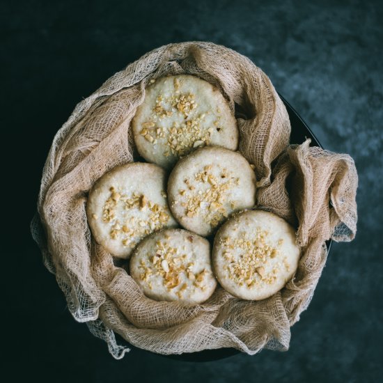 Peanut Shortbread Cookies