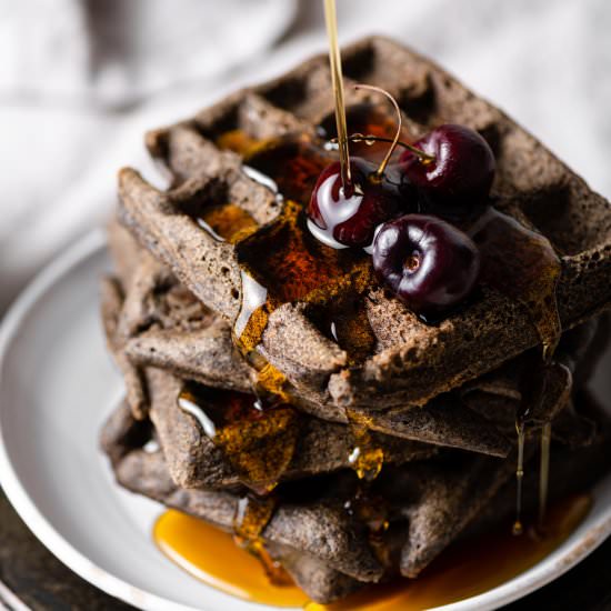 Gluten Free Buckwheat Waffles