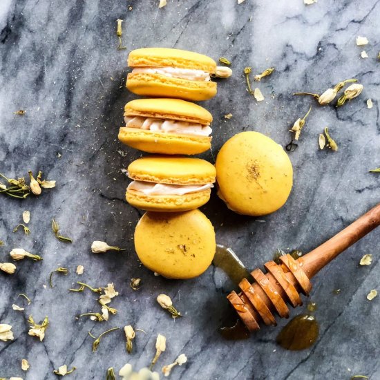 Chamomile Macarons