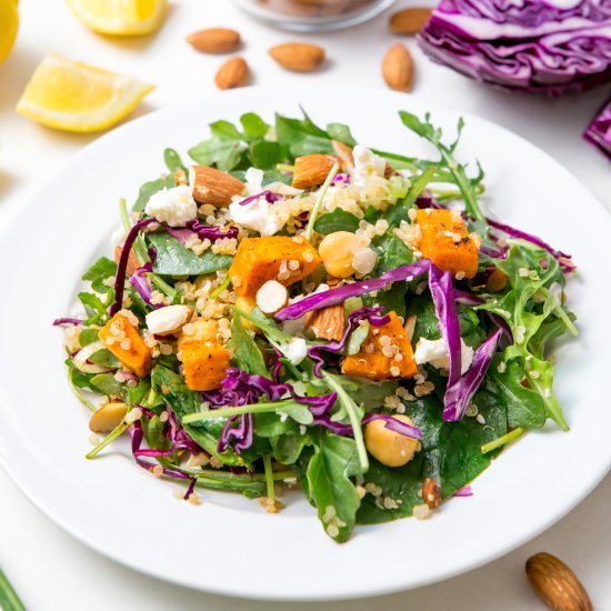 Simple sweet-potato quinoa bowls