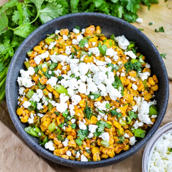 Skillet Mexican Street Corn