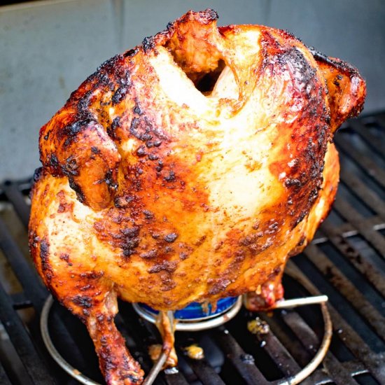 Beer Can Grilled Chicken