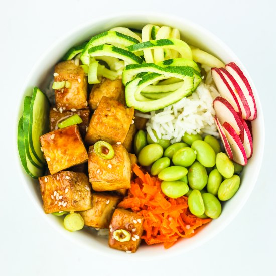 Tofu Poke Bowl Meal Prep