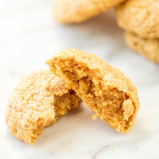 3 Ingredient Peanut Butter Cookies