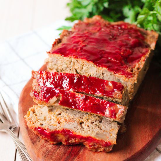 Low Carb Veggie-Packed Meatloaf