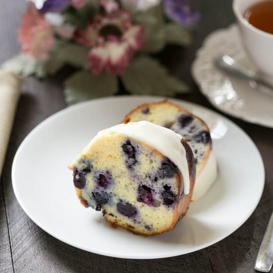 Lemon Blueberry Pound Cake