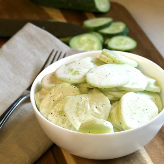 Creamy Cucumber Salad