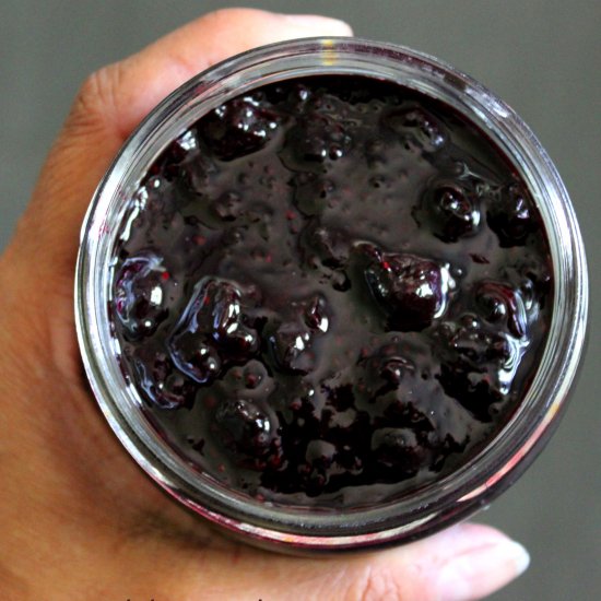 Blueberry Chia Jam (V,GF,Nut Free)