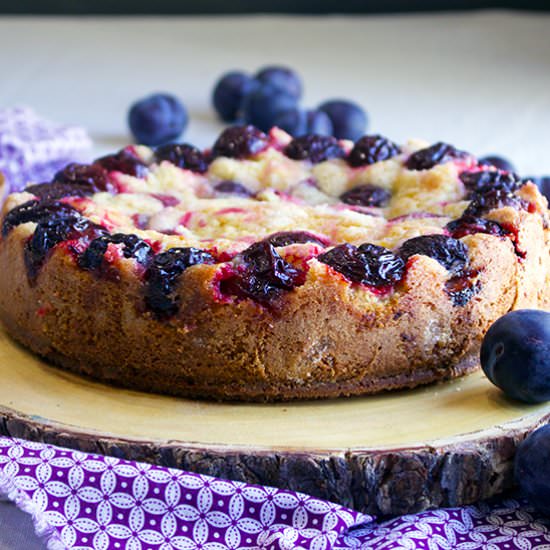 Almond Plum Cake