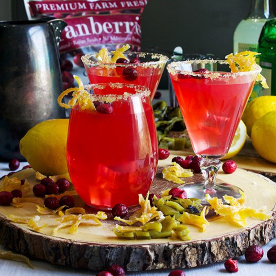 Cranberry Green Chili Lemonade