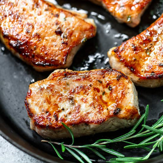 brown sugar rosemary pork chops