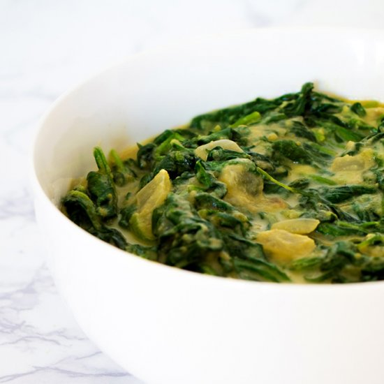 Vegan Keto Creamed Spinach