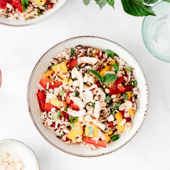 Mango and coconut rice