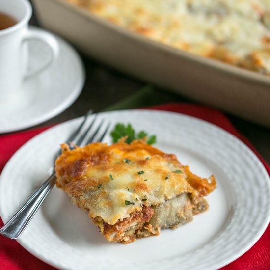 low carb eggplant parmesan