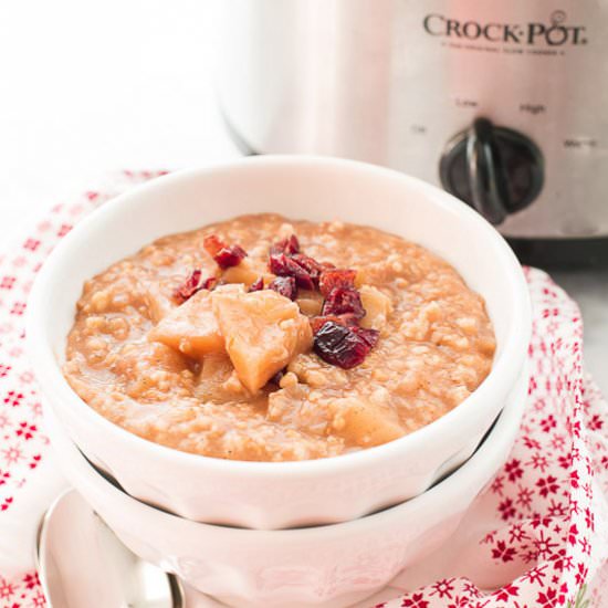 Overnight Apple Pie Oatmeal