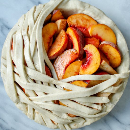 Vegan Peach Apple Pie