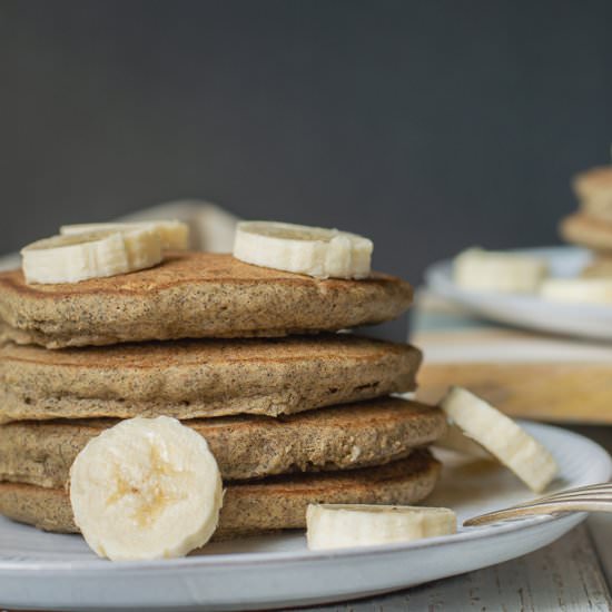 Buckwheat Banana Pancakes