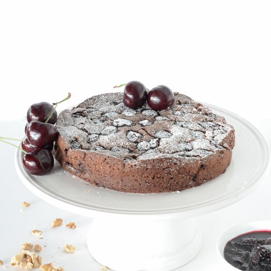 Chocolate cherry cake