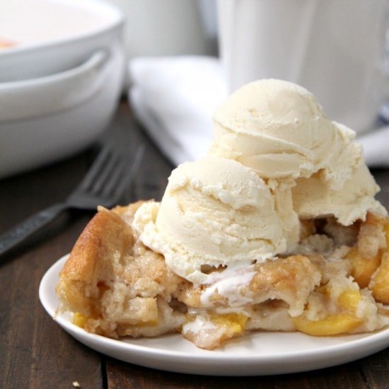 peach cobbler