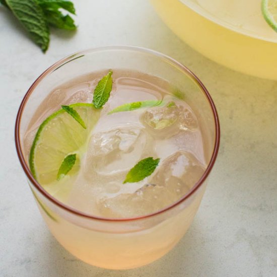 Guava Limeade Summer Mocktail