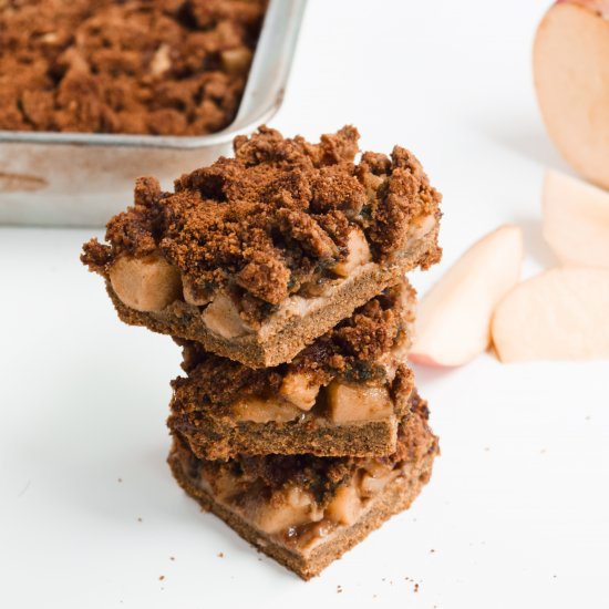 Snickerdoodle Apple Pie Bars