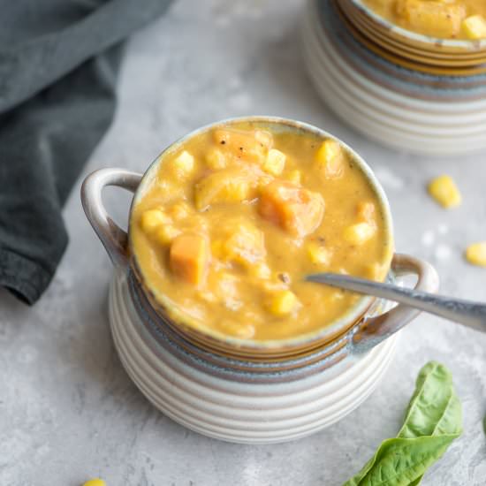 Sweet Potato Corn Chowder