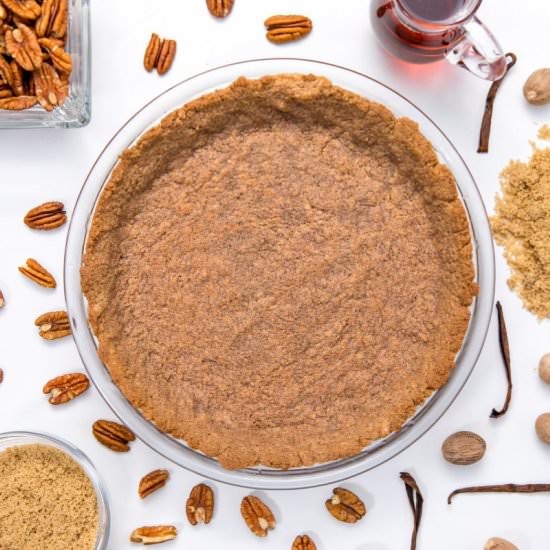 Maple pecan pie crust