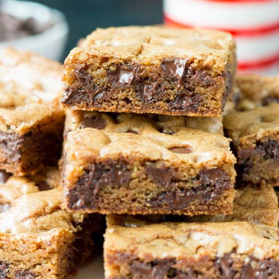 Chewy Chocolate Chip Cookie Bars