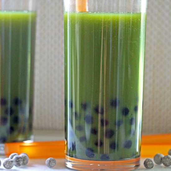 Healthy Green Juice Bubble Tea