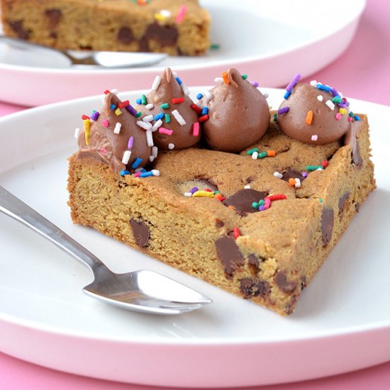 Chocolate Chip Cookie Cake