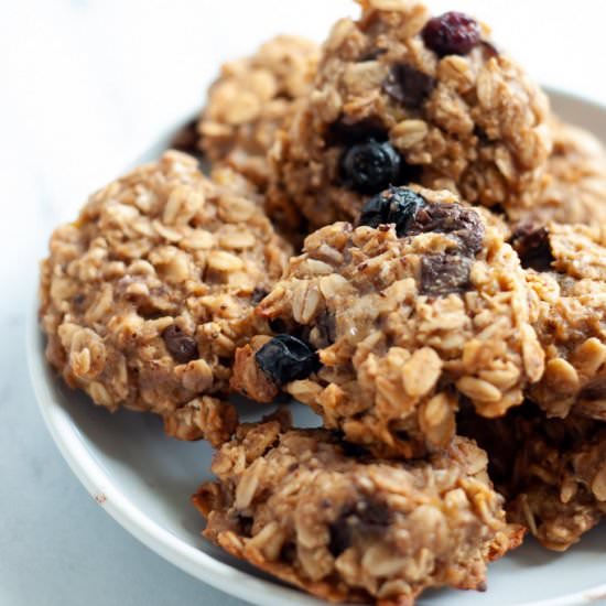 Blueberry Breakfast Cookies