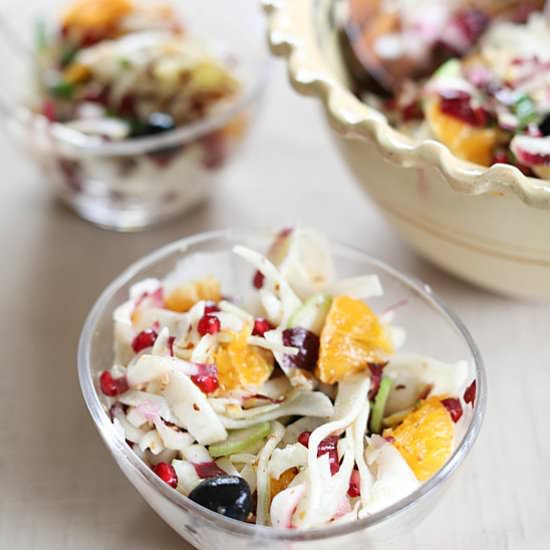 Fennel Salad with Chicory