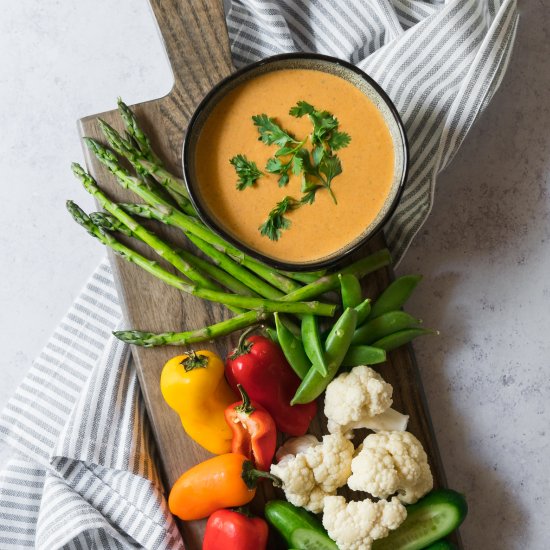 Tikka Masala Veggie Dip