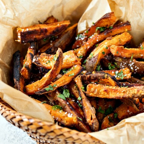 Cilantro Lime Sweet Potato Fries