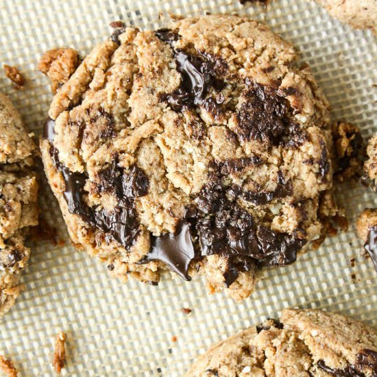 Almond Butter Rye Cookies